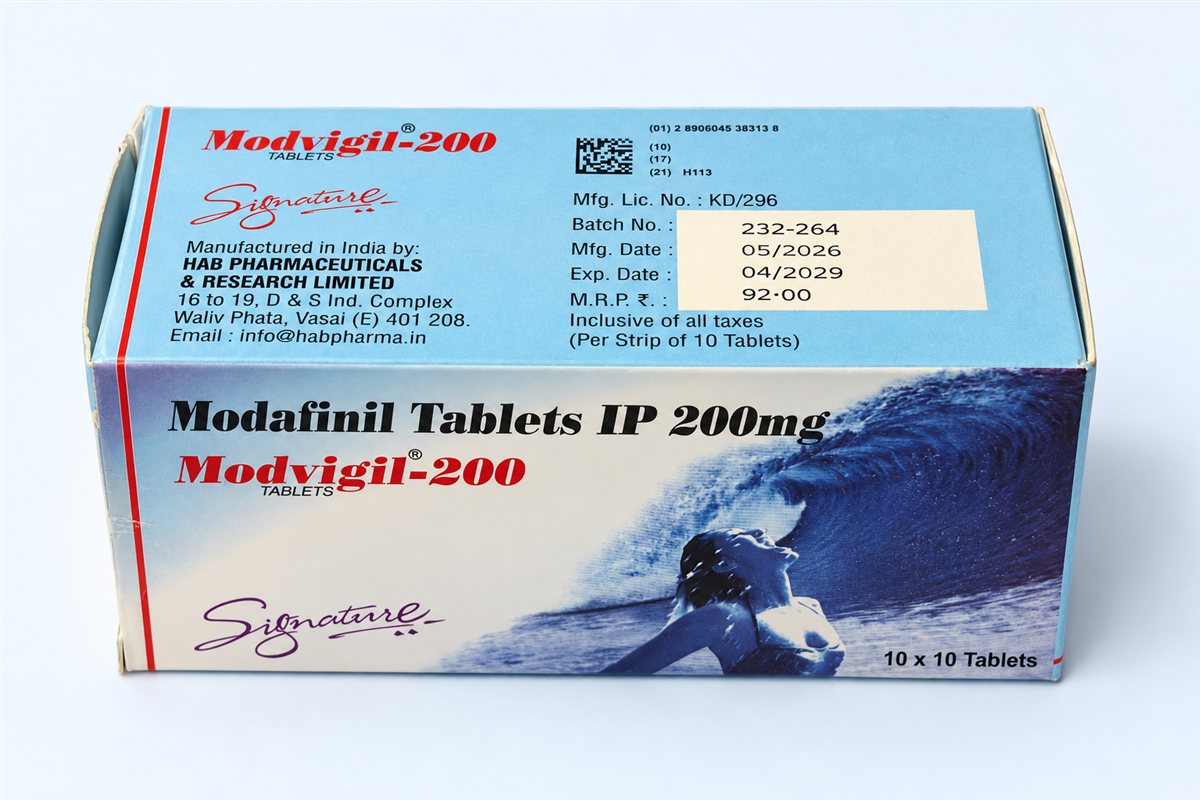 Modvigil product carton